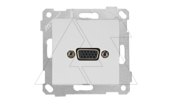 Rita - Розетка VGA , белый Rita - Розетка VGA , белый