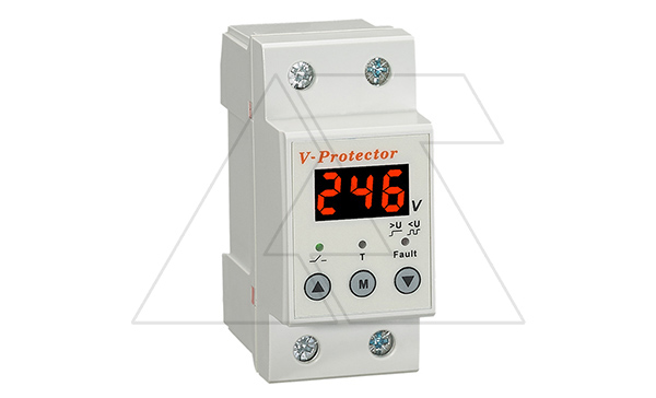 Реле контроля напряжения RD-MVL/63, 1NO+N, 63A, 220VAC, Umin(140_210V)/Umax(220_280V), 0.1_0.5s/5_600s, LED-дисплей, 2M Реле контроля напряжения RD-MVL/63, 1NO+N, 63A, 220VAC, Umin(140_210V)/Umax(220_280V), 0.1_0.5s/5_600s, LED-дисплей, 2M