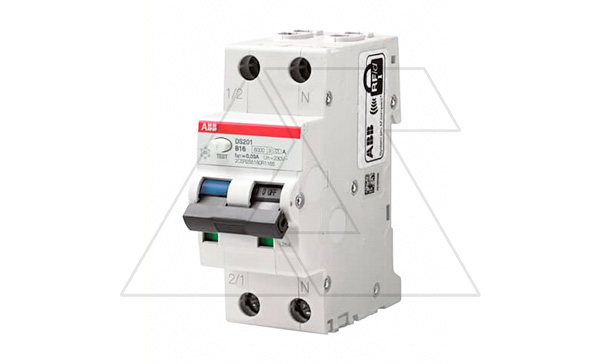 Дифф. авт. выключатель DS201 C20 AC30, 1P+N C 20A 30mA Icu=10kA 2M