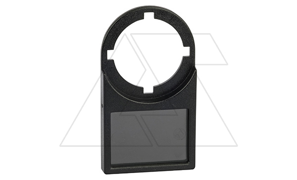 Держатель для таблички 25x18mm, с прозрачным окном, для одинарных кнопок 22mm
