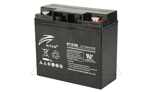 Батарея аккумуляторная Ritar RT12180, F3(M5), 12V/18Ah, 167x181x77 HxLxW, 5.0kg, 6-8 лет