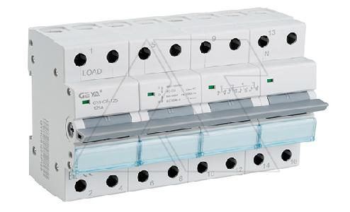 Переключатель модульный GYHO8-125, 4CO, 125A(AC-22A), тип 1-0-2, 8M