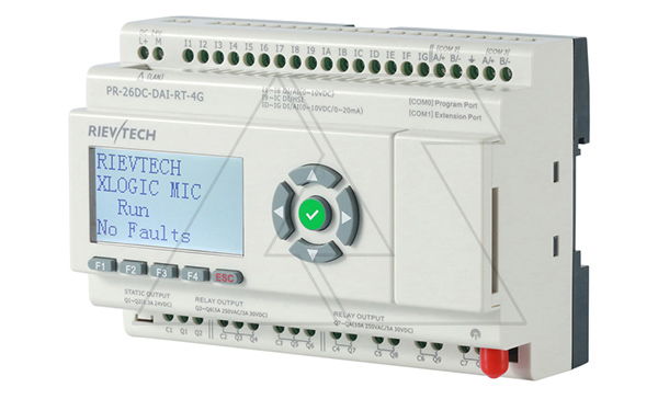 Программируемый логический контроллер PR-26DC-DAI-RT-4G, 12_24VDC, 16DI(12AI), 2TO, 8RO, RTC, SD, RS485, Ethernet, 2G/4G/GSM, ЖКИ