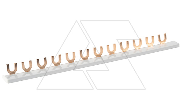 Шинка гребенчатая Fork 1P-12 на 12 авт. выкл. 1P, вилка,10мм2, 63A