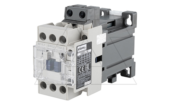 Контактор UKD1-18-10-24DC, 3P, 18A(AC-3), 40A(AC-1), 7.5kW(400VAC), Uк=24VDC, 1NO+1NC