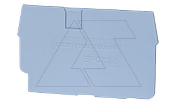 Крышка концевая EPCX2.5 /1,5mm, для клемм CX2.5,CXG2.5,CP2.5,CPG2.5, серая
