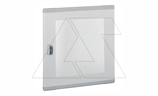 Дверь для щита XL3 160 на 3 ряда, плоская, прозрачное стекло