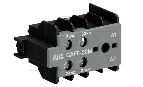 Блок-контакт фронтальный CAF6-20M (2NO) для B VB, 4A-AC15