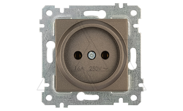 Rita - Розетка 2P, антрацит Rita - Розетка 2P, антрацит