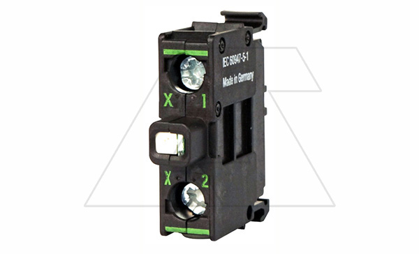 Блок зеленого индикатора LED, 12…30VAC/DC (монтаж в коробку) Titan M22-LEDC-G