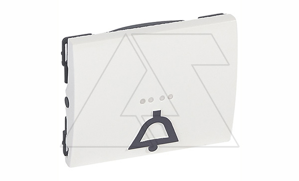 Galea Life - Клавиша для выключателя с пиктограммой звонка для слабовидящих, White Galea Life - Клавиша для выключателя с пиктограммой звонка для слабовидящих, White