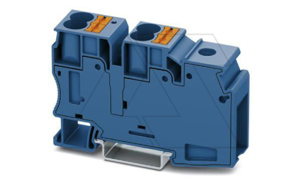 Клемма потенциальная PTU 35/4X10 BU /19,4mm, гибридная, 1 присоед. x35mm2, 4 присоед. x10mm2, 101A, 1000V, синяя