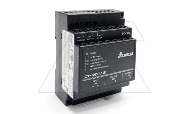 Модуль бесперебойного питания Chrome, 24VDC, 240W, макс. 10A, без батарей, винт.клеммы, пл.корпус