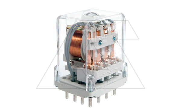 Реле R15-1014-23-1024-K, 4CO,10A(250VAC), 24VDC, тест-кнопка