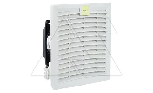 Вентилятор с фильтром SFE откидной 21Вт, 95м3/ч, 230VAC, габариты 211x211x88мм, вырез 177x177мм, IP54, RAL7035