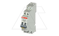 Переключатель E211X-25-20, 2NO, 25A(250/400VAC), тип 1-0, желтый LED, 1M