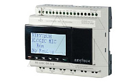 Программируемый логический контроллер PR-12DC-DA-R-N, 12_24VDC, 8DI(4AI), 4RO, RTC, SD, RS485, Ethernet, ЖКИ
