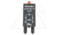 Модуль AMD-ML1N, варистор + красный LED, 240VAC/DC, черный, для SRU, SKF14, SKC, SKB, STB, SRC*-E, SRB, GZT, GZM, GZS, GZMB, ES32