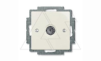 Basic 55 - Розетка TV простая 2400MHz (шале-белый)