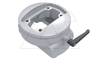 Адаптер поворотный (315°) с фиксацией для панели ETR060, RAL7035, m=0,72кг