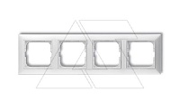 Basic 55 - Рамка на 4 поста (белый)