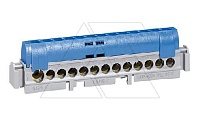 Клеммная колодка "синяя" 1х6-25+12х1.5-16мм2, L=113мм (стикерованный)