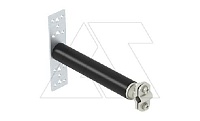 Держатель ISO-A-500 изолированный, дистанционный, для крепления молниеприемных стержней Ø16мм, L=500мм, алюминий