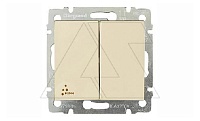 Valena - Переключатель на 2 направления двухклавишный, сл.кость IP44