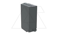 Крышки защитные OTS400G1L/3 для OT_315...400E/E_C, 1P длинная серая защелк. IP20 к-т 3шт.