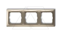 Basic 55 - Рамка на 3 поста (бежевый)