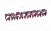 Маркер CAB3 d=0.5-1.5mm - "7" (фиолетовый) упак.1200 шт