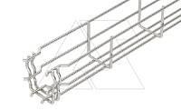 Лоток GRM 55 50 VA4301 проволочный, быстрый монтаж, Ø3.9мм, 55Х50Х3000мм (ВХШХД), нерж. сталь
