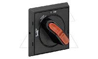 Рукоятка выносная MSHD-LTB селекторная для MS(MO)132 MS(MO)165, черная IP64 полож. TRIP блок. 3 замками