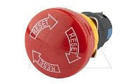 Кнопка аварийной остановки LA115-C3-11ZS, разблок. поворотом, 1CO, 16mm, IP65