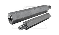 Стойка металлическая резьбовая h=80mm, d=8mm, с резьбой M5