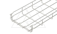 Лоток GRM 55 200 VA4301 проволочный, быстрый монтаж, Ø3.9мм, 55Х200Х3000мм (ВХШХД), нерж. сталь