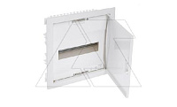 Щиток встраиваемый Nedbox 6+2M, белая пластиковая дверь, N+PE 2х(4х16+4х10мм.кв.)