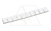 Маркировка клеммных модулей CA509/K10WHT для клемм 10mm, белая (упак. 100шт.)