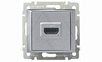 Valena - Розетка HDMI для аудио/видеоустройств, алюминий