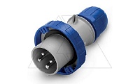 Разъем пром. силовой CEE кабельный, штекер, 16A, 3P+E 9h, 200_250VAC 50/60Hz, IP66/IP67/IP69, серия OPTIMA