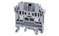 Клемма с диодом CKT4UD2 /6x46,3mm, винтовая, 1N4007 (1000V, 1A), сх. R-L, 2 присоед., 4(max 6)mm2, 500V, серая