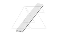 Планка для плоского паза Zack ZBF 5 :UNBEDRUCKT для клемм 5,2mm, без надписей, 10 элементов, PA, белая