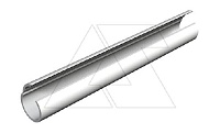 Труба 2953 М20 LGR Quick-Pipe разъемная, IP44, наружн. Ø20,0мм, внутр. Ø17,0мм, L=2000мм, серый, ПВХ