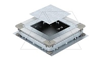 Основание UGD250-3 4 монтажное, с крышкой для лючков GES4, для стяжки h=70-125мм, конв. оцинк.