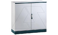 Щит EMOX моноблочный 1000x1200x400мм (ВxШxГ) с монтажной панелью, RAL7035, IP55