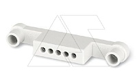 Колодка клеммная с креплением, 5х10mm2, IP20, для щитов DOMINO 4M