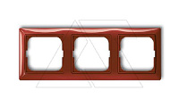 Basic 55 - Рамка на 3 поста (красный)