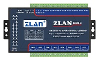 Станция удаленного ввода/вывода ZLAN6808-3-EU, 8DI, 8RO, 8AI (4..20MA), RS-485 (Modbus RTU), Ethernet (Modbus TCP), 24VDC, EU, DIN35