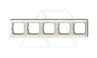 Basic 55 - Рамка на 5 постов (шале-белый)