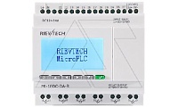 Программируемый логический контроллер PR-18DC-DA-R, 12_24VDC, 12DI(6AI), 6RO, RTC, RS232, RS485, ЖКИ